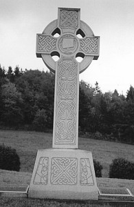 THE CELTIC CROSS which stands in Martindale Pioneer Cemetery.
